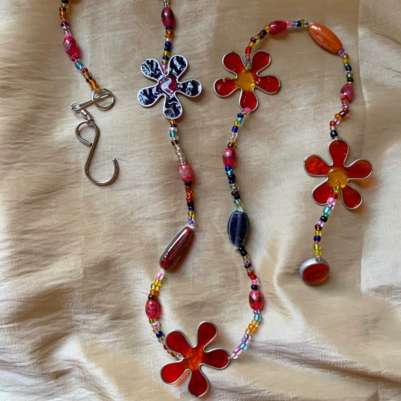 Chez Ruby for BuddhaArt Other - Chakra Rainbow Beaded Suncatcher Flower Strand